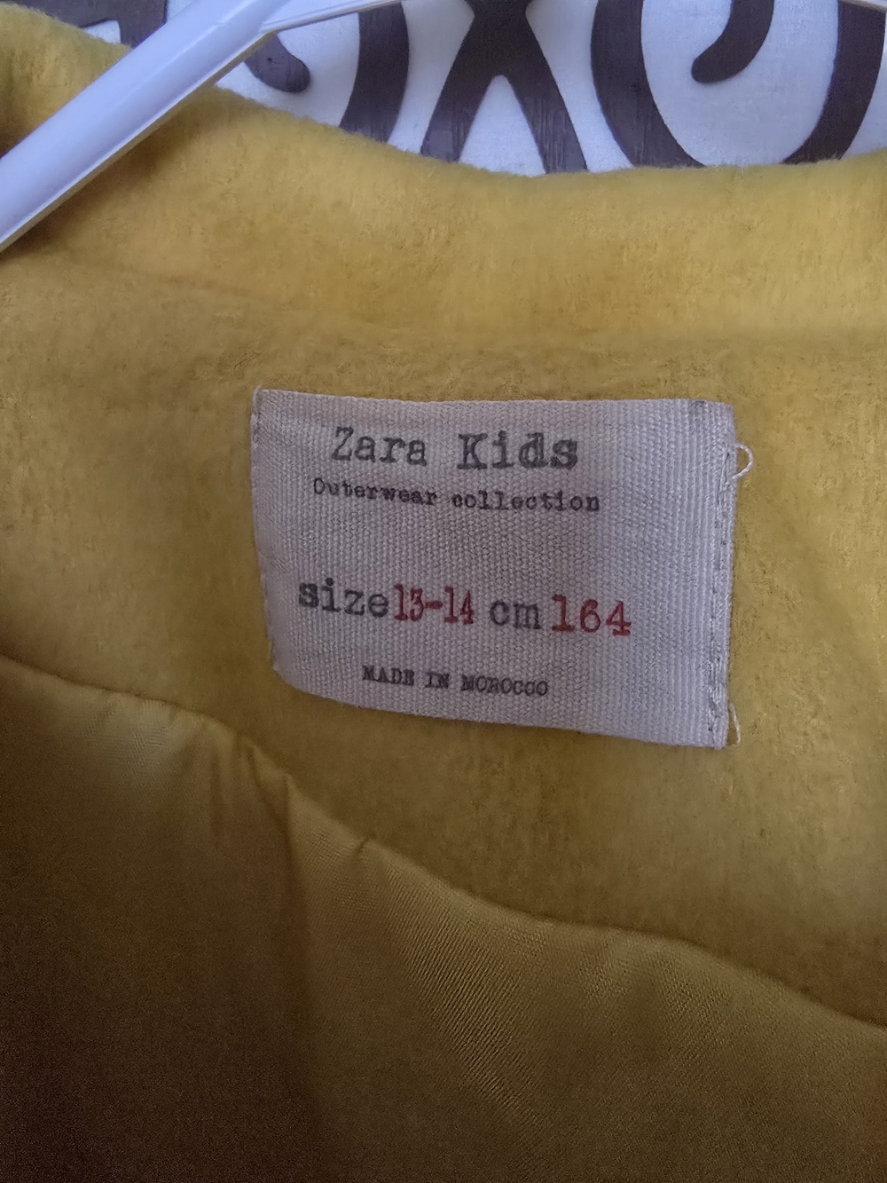 Yellow Wool Blend Coat - Girls - Picture 2 of 3